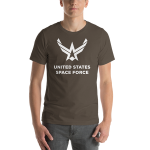 Army / S United States Space Force "Reverse" Short-Sleeve Unisex T-Shirt by Design Express