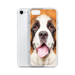 Saint Bernard Dog iPhone Case by Design Express