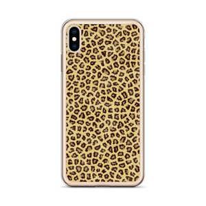 Yellow Leopard Print iPhone Case by Design Express