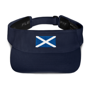 Navy Scotland Flag "Solo" Visor by Design Express