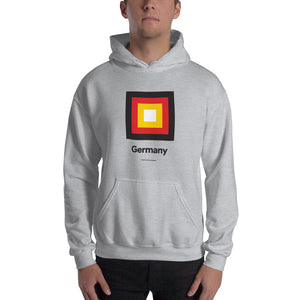 Sport Grey / S Germany "Frame" Hooded Sweatshirt by Design Express