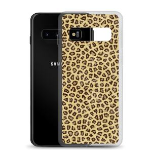 Yellow Leopard Print Samsung Case by Design Express