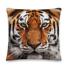 22×22 Tiger Face Premium Pillow by Design Express