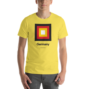 Yellow / S Germany "Frame" Unisex T-Shirt by Design Express