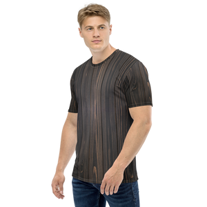 Black Wood Men's T-shirt by Design Express