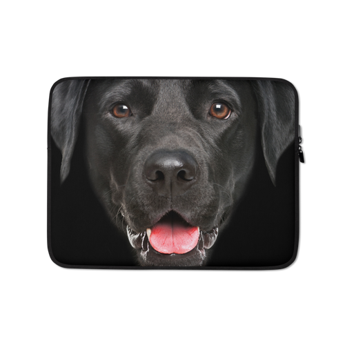 13 in Black Labrador Dog Laptop Sleeve by Design Express