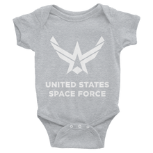 Heather / 6M United States Space Force "Reverse" Infant Bodysuit by Design Express