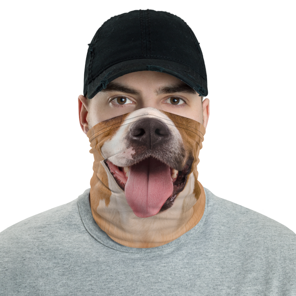 Default Title Pit Bull Dog Neck Gaiter Masks by Design Express