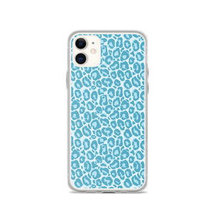 iPhone 11 Teal Leopard Print iPhone Case by Design Express