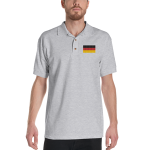 Germany Flag Embroidered Polo Shirt by Design Express