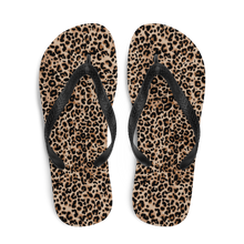 Golden Leopard Flip-Flops by Design Express