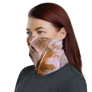 Pheasant Feathers Neck Gaiter Masks by Design Express