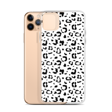 Black & White Leopard Print iPhone Case by Design Express