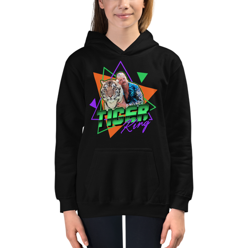 XS Tiger King Unisex Kids Hoodie by Design Express