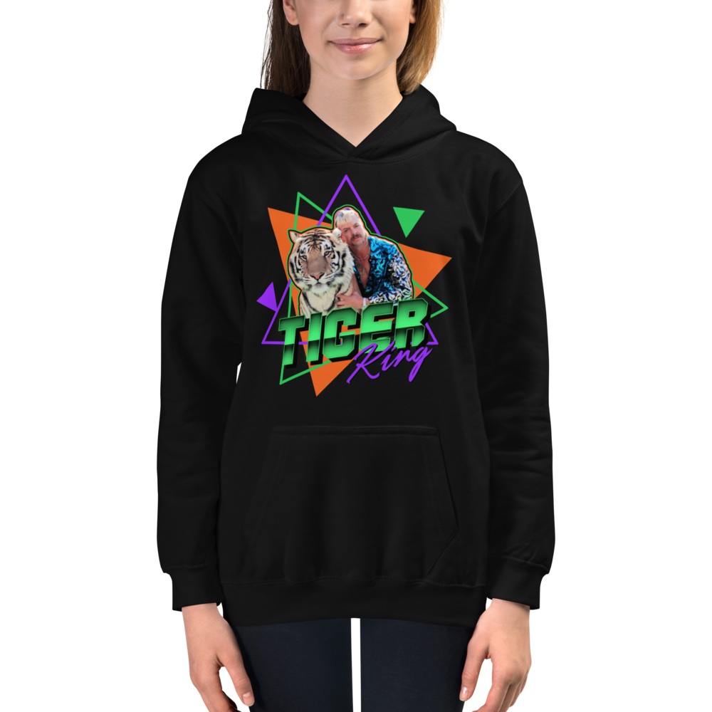 XS Tiger King Unisex Kids Hoodie by Design Express