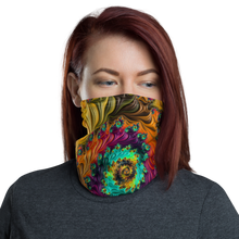 Default Title Multicolor Fractal Neck Gaiter Masks by Design Express