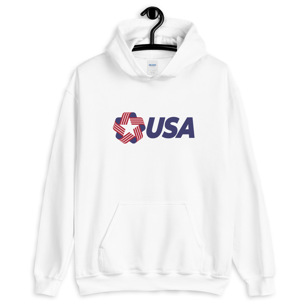 S USA Rosette Unisex Hoodie by Design Express