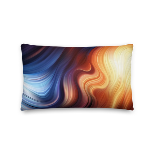 Default Title Canyon Swirl Rectangle Premium Pillow by Design Express