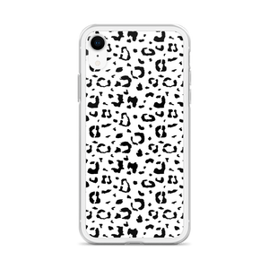 Black & White Leopard Print iPhone Case by Design Express