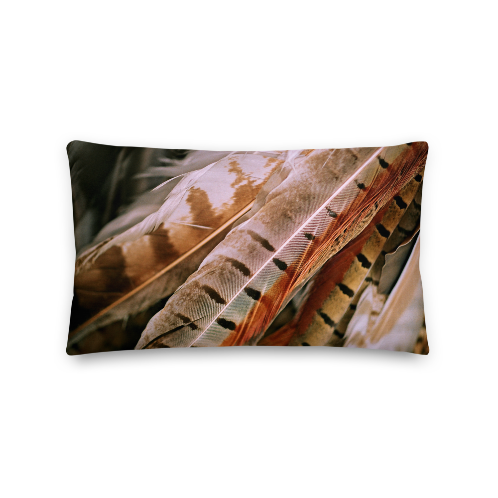 20×12 Pheasant Feathers Premium Pillow by Design Express