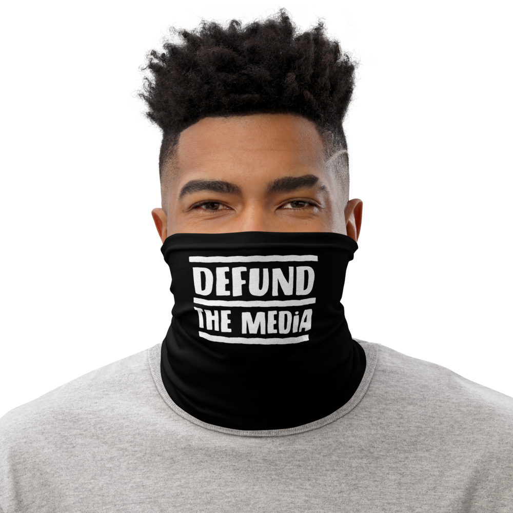 Default Title Defund The Media Black Neck Gaiter by Design Express