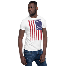 US Flag Distressed Short-Sleeve Unisex T-Shirt by Design Express