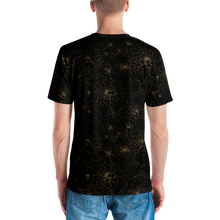 Golden Floral Men's T-shirt by Design Express