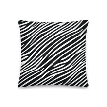 18×18 Zebra Print Premium Pillow by Design Express