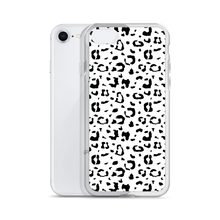 Black & White Leopard Print iPhone Case by Design Express