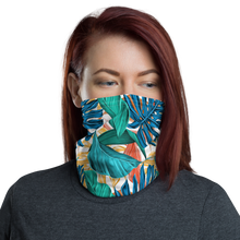 Default Title Tropical Leaf Neck Gaiter Masks by Design Express