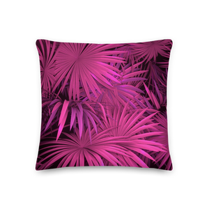 Pink Palm Premium Pillow by Design Express