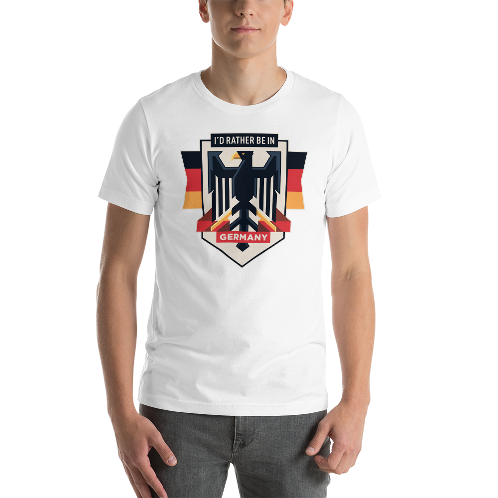 White / XS Eagle Germany Unisex T-Shirt by Design Express