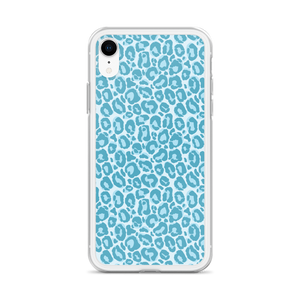 Teal Leopard Print iPhone Case by Design Express