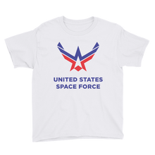 White / XS United States Space Force Youth Short Sleeve T-Shirt by Design Express