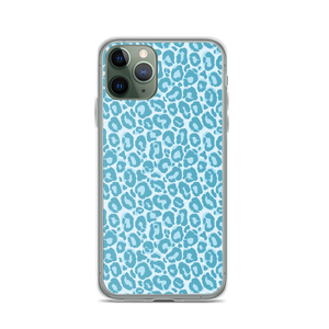 iPhone 11 Pro Teal Leopard Print iPhone Case by Design Express