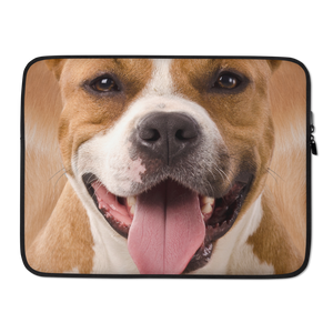 15 in Pit Bull Dog Laptop Sleeve by Design Express