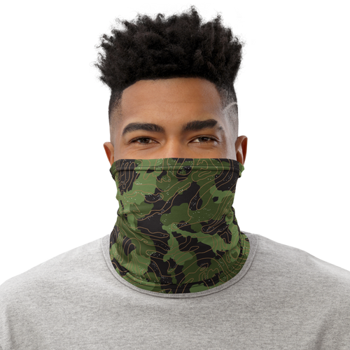 Default Title Green Camoline Neck Gaiter by Design Express