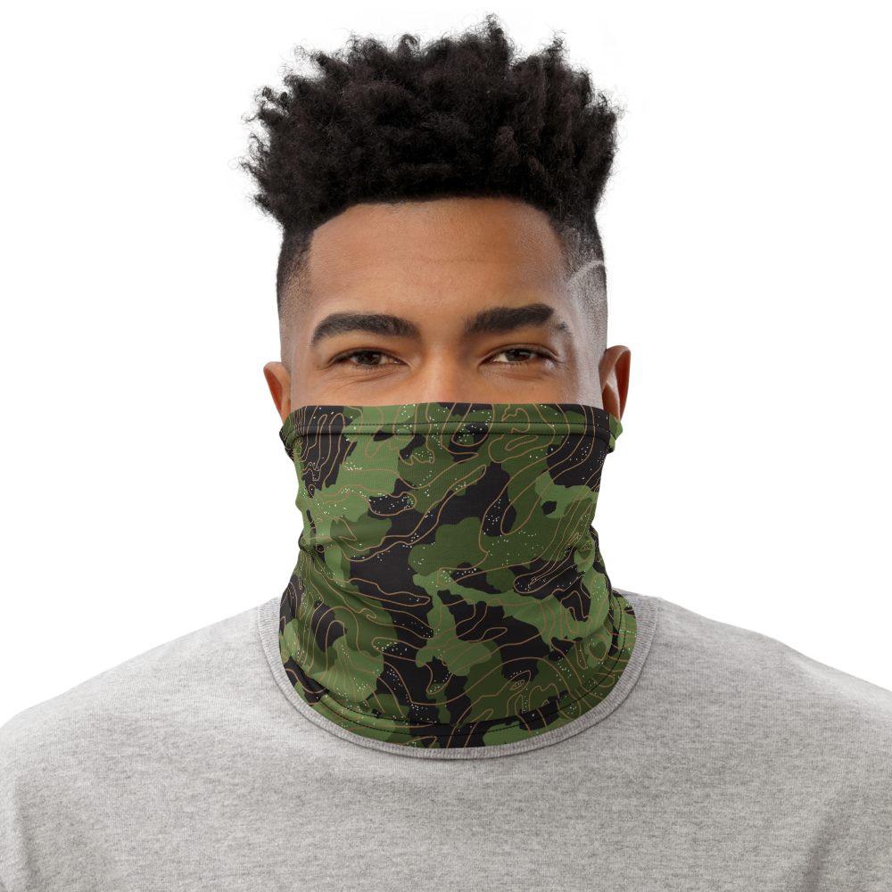 Default Title Green Camoline Neck Gaiter by Design Express