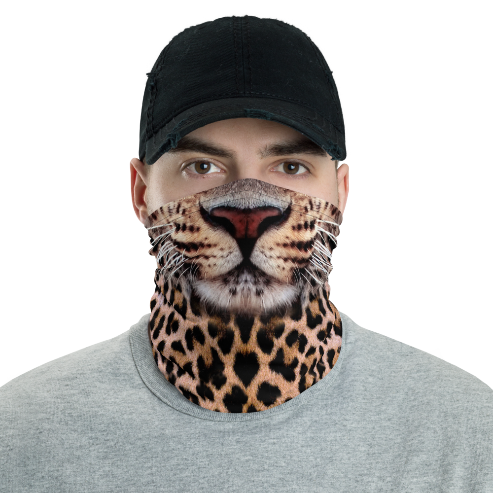 Default Title Leopard Neck Gaiter Masks by Design Express