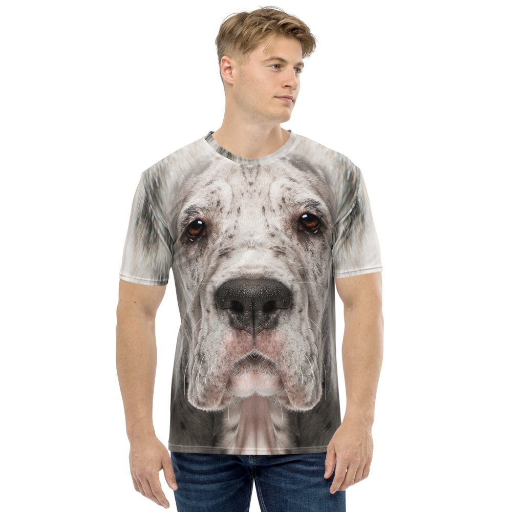 XS Great Dane Dog Men's T-shirt by Design Express