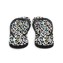 Color Leopard Print Flip-Flops by Design Express