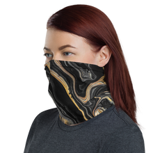 Black Marble Neck Gaiter Masks by Design Express