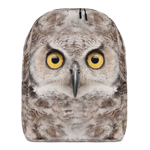 Default Title Great Horned Owl Minimalist Backpack by Design Express