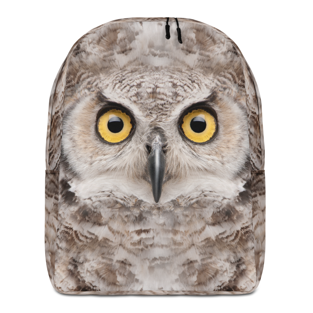 Default Title Great Horned Owl Minimalist Backpack by Design Express