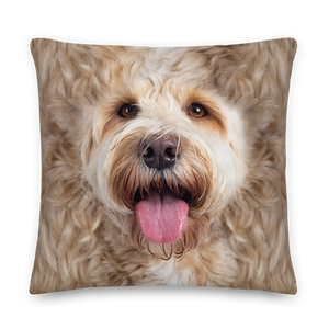 Labradoodle Dog Premium Pillow by Design Express