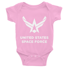 Pink / 6M United States Space Force "Reverse" Infant Bodysuit by Design Express