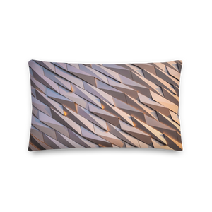 Abstract Metal Rectangle Premium Pillow by Design Express