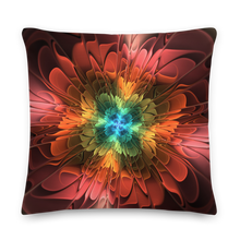 Abstract Flower 03 Square Premium Pillow by Design Express