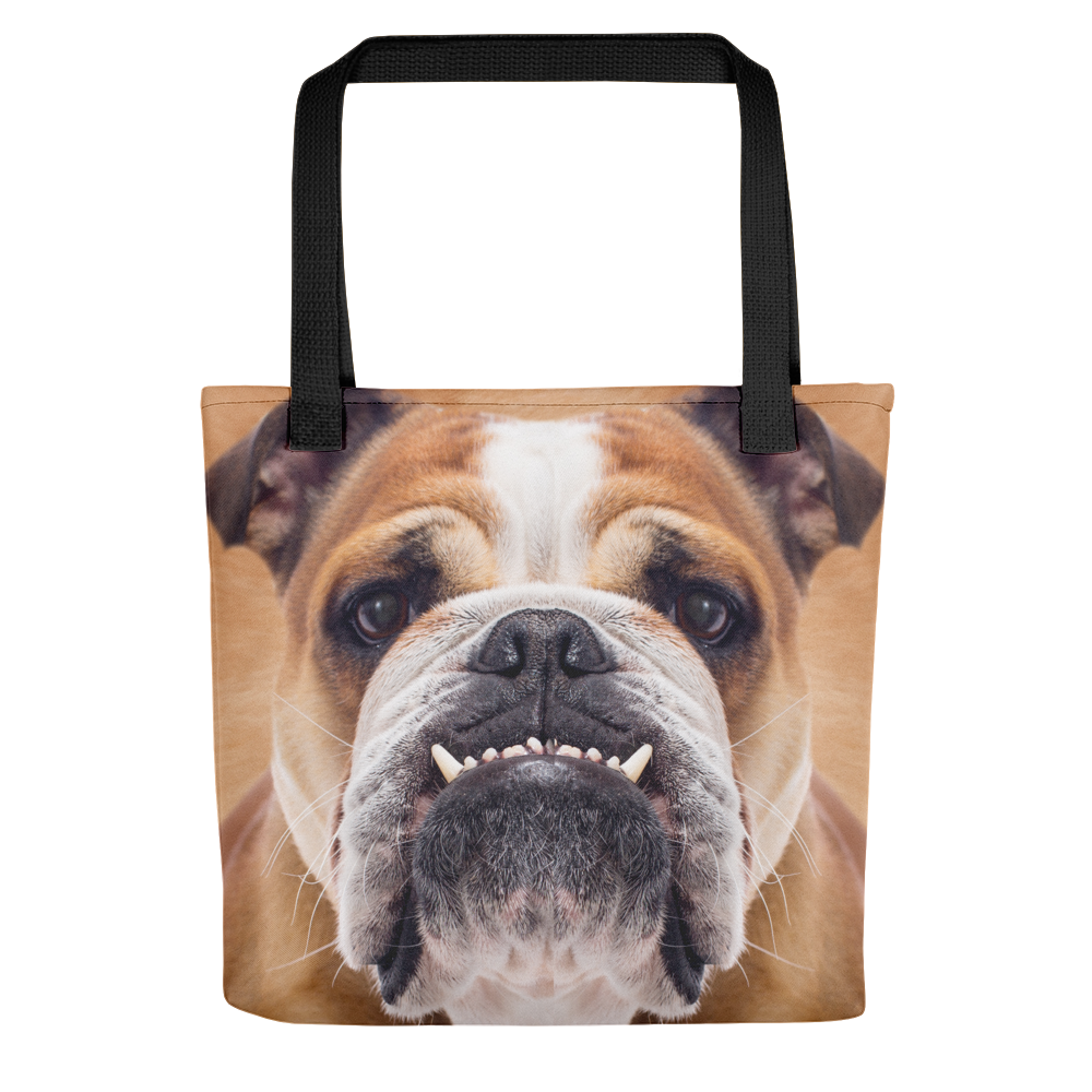 Default Title Bulldog Dog Tote Bag Totes by Design Express