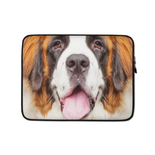 13 in Saint Bernard Dog Laptop Sleeve by Design Express